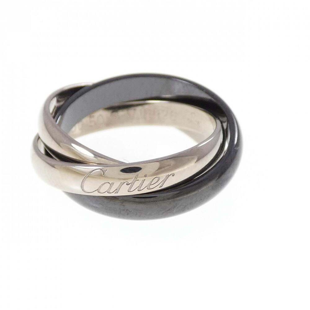 Cartier Authentic Silver Trinity Ring - image 1